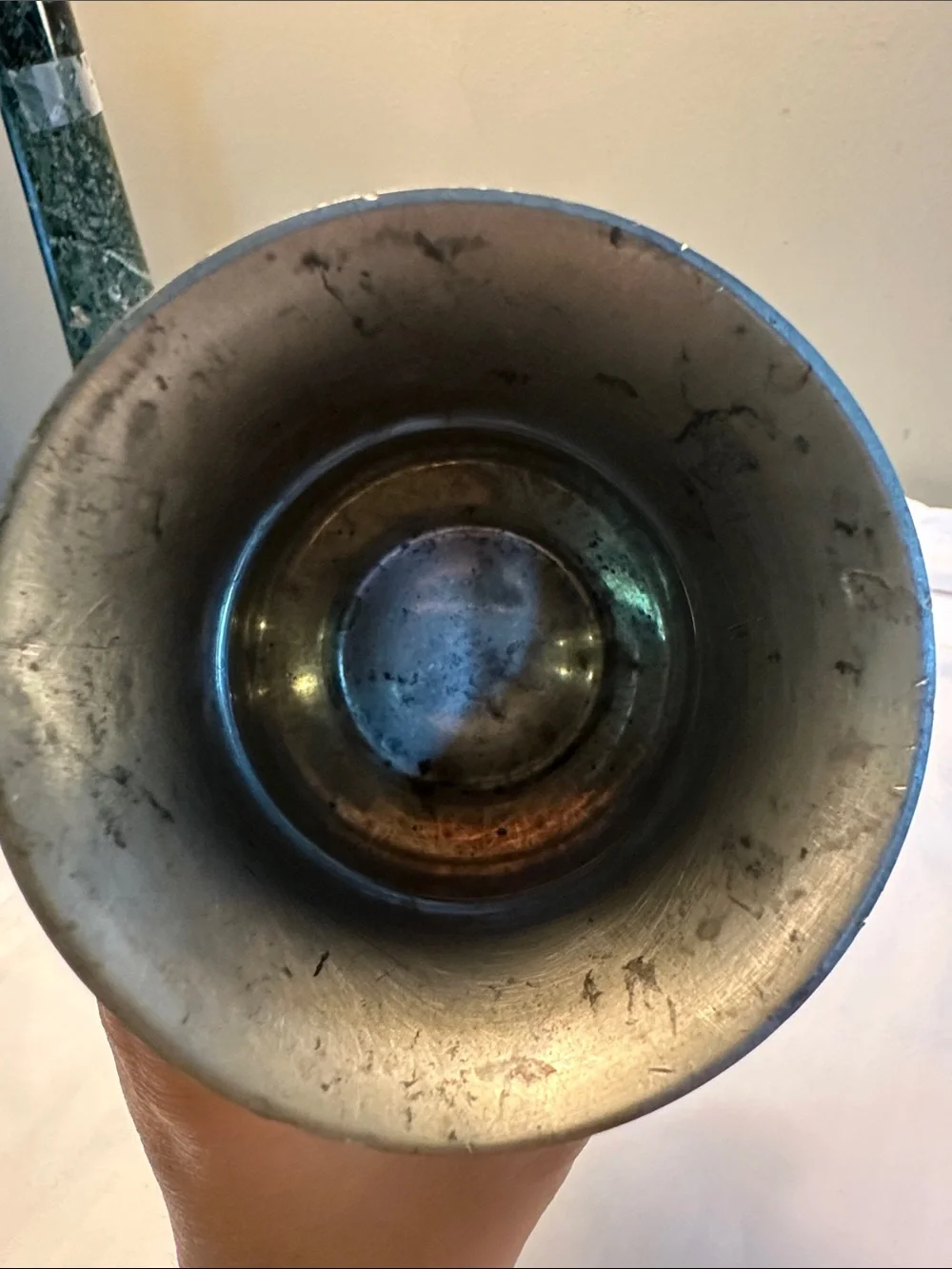 Classic Pewter Silver Decorative Vase
